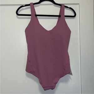 NWOT‎ Lululemon Align BodySuit Velvet Dust purple size 8!